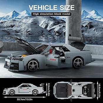 Amazon.com: Mould King 10113 JDM Super Car Building Set - High